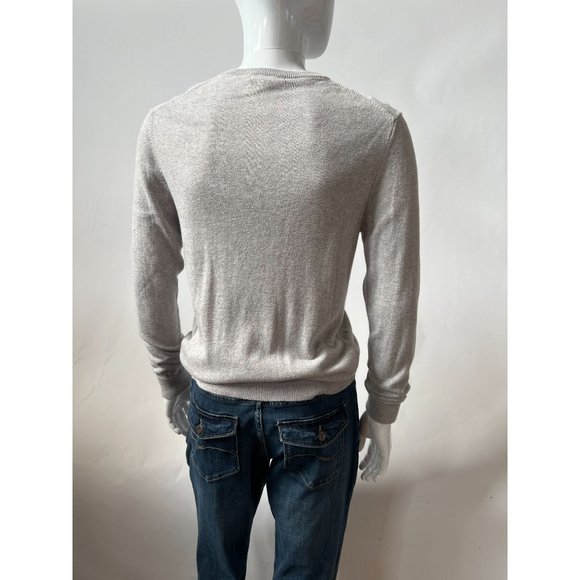 Jack Threads V Neck Sweater  SZ M Grey   90% Cotton, 10% Cashmere - Picture 14 of 16